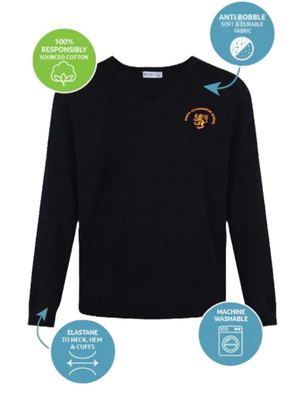 North Chadderton Boys V-neck Knitwear